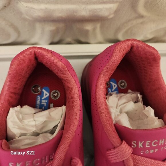 Skechers "Deloney" Pink Comp Toe Work Sneakers. NIB. Size 5.5 - Picture 11 of 14